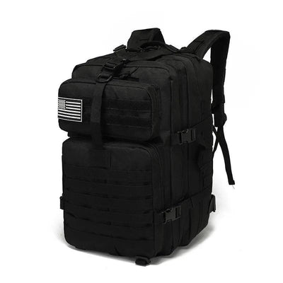 Tan Tactical Hiking Backpack with American Flag Patch for Men
