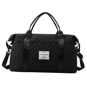 Back to School Savings!  Travel Duffle Bag for Women Sport Gym Tote Bag with Toiletry Bag Large Carry on Overnight Bag for Women Girls Travel Gym Bag for Labor and Delivery Bag Black