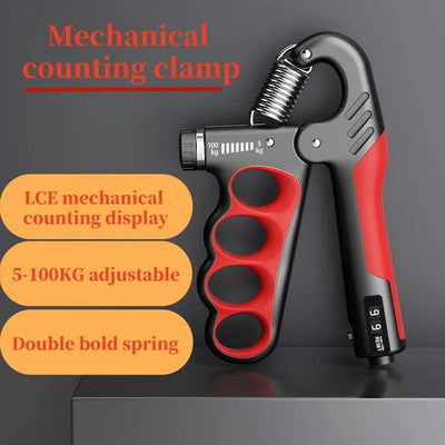 5-100Kg Adjustable Hand Grips Strength Gym Wrist Expander Hand Strengthener for Muscle Recovery Fitness Hand Strength Exercise