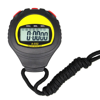 Large Display Electronic Stopwatch Professional Running Timer Sports Referee Coach Timer Water Resistant Running Stopwatch